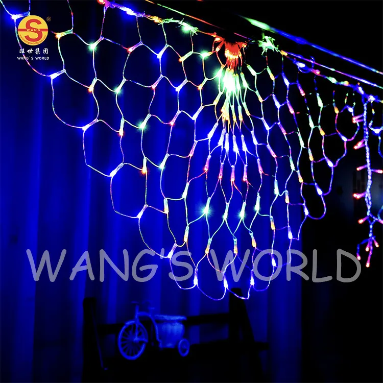 Fairy Peacock LED Net Vorhang Licht Farbe ändern Pfau String Licht Outdoor Indoor Use