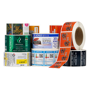 Custom Self Adhesive Labels <b>PVC</b> Transparent <b>Roll</b> Bottle Seal Durable Matte Glossy Film Hot Melt Adhesive Shenzhen Origin - Product Image 1