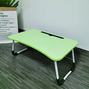 Hochwertiger Kunststoff-Klapptisch im neuen Design Rechteckiger tragbarer Klapptisch im Freien Verstellbarer Computer tisch Schreibtisch