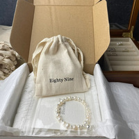 Pochette de Rangement pour Bijoux, Pantalon à Rabat Pur en Lin de Bambou, Vêtements Confortables, Sac à Cordon en Toile de Coton
