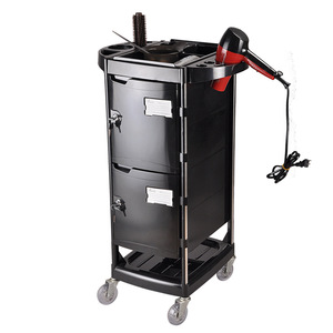 Dongpin Beauty Salon Trolley 330x430x880 <b>Plastic</b> Mobile Cabinet Hairdressing Tool Cart With <b>Wheels</b> - Product Image 1