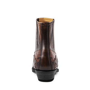 <span class=keywords><strong>Stivali</strong></span> alla Caviglia Unisex in Pelle PU Resistenti con Tacco Rialzato per Uomo e <span class=keywords><strong>Donna</strong></span>, Scarpe Eleganti Streetwear - Product Image 4