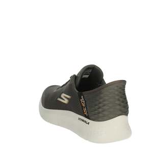 รองเท้าผ้าใบ Skechers Go Walk Slip On Mesh สำหรับผู้ชาย ไซส์ 43 สีน้ำตาล-น้ำเงิน รองเท้าเดินสบาย - Product Image 2