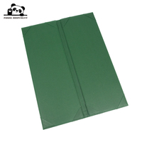 Couverture de menu de restaurant vert sauge NobleGreen, porte-menu en cuir PU premium personnalisé Verde pour bar bistro