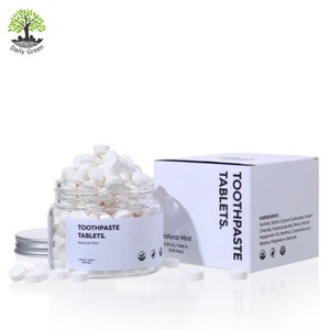 60 <strong>Tabs</strong> Refill Packaging Toothpaste Tablets with NHAP Sensitive Teeth Friendly - Product Image 5