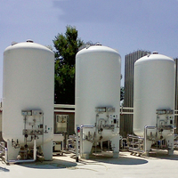 Réservoir de stockage de CO2 de 10 tonnes, conteneur de CO2 liquide, réservoir de stockage de CO2 à vendre