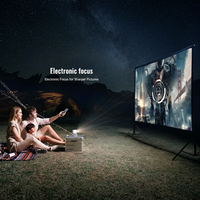 Projecteur portable avec batterie rechargeable Proyector 4k Projecteur intelligent H727 Décodage 8K BT5.4 Utilisation en extérieur Batterie intégrée