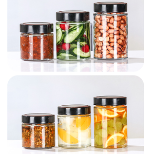 Hũ thủy tinh đựng thực phẩm, hình tròn, miệng thẳng, rỗng, dung tích 30ml-1000ml, kín hơi, dùng để đựng dưa chua & mứt, đang giảm giá - Product Image 5