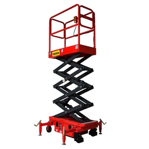 3M 4M tinggi Platform semi-elektrik Mini angkat gunting angkat untuk konstruksi <span class=keywords><strong>Lift</strong></span> Hoist - Product Image 5