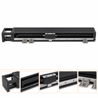 Modul Linear QIGE Long Stroke dengan Rel Geser Profil Aluminium, Bantalan Roda Gigi, Rantai Kabel, dan Carriage Pemandu Linear (Seri KK)
