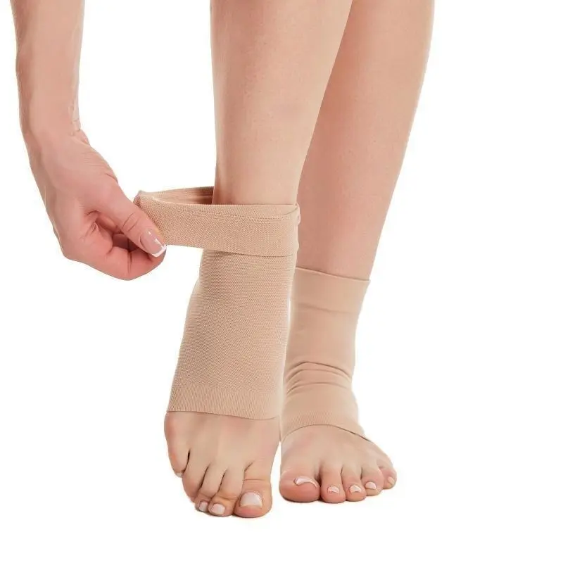 Chaussettes de cheville de compression médicale pour femmes Circulation prix d'usine CE 23-32mmHg