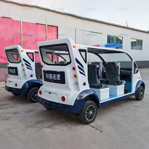 Voiture de patrouille électrique mini de haute qualité au meilleur prix, véhicule de tourisme blindé, couleur au choix avec portes - Product Image 4