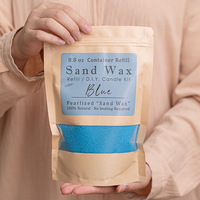 Cire de sable dorée parfumée pour bougies DIY, grand seau de 250g (8.8oz), emballage en gros