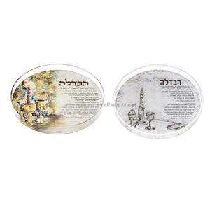 Prodotti Giudaici, Vassoio Acrilico Rotondo Trasparente per Dessert, Caffè, Pranzo, Personalizzabile, Impilabile, per Candele e Fiammiferi, Vendita all'Ingrosso - Product Image 6