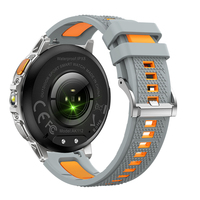 AK112 Nouvelle Montre Connectée 2026 avec Fonction d'Appel, Étanche IPX8, Moniteur de Fréquence Cardiaque, d'Oxygène Sanguin et de Sommeil, Batterie 1400mAh pour E-mail