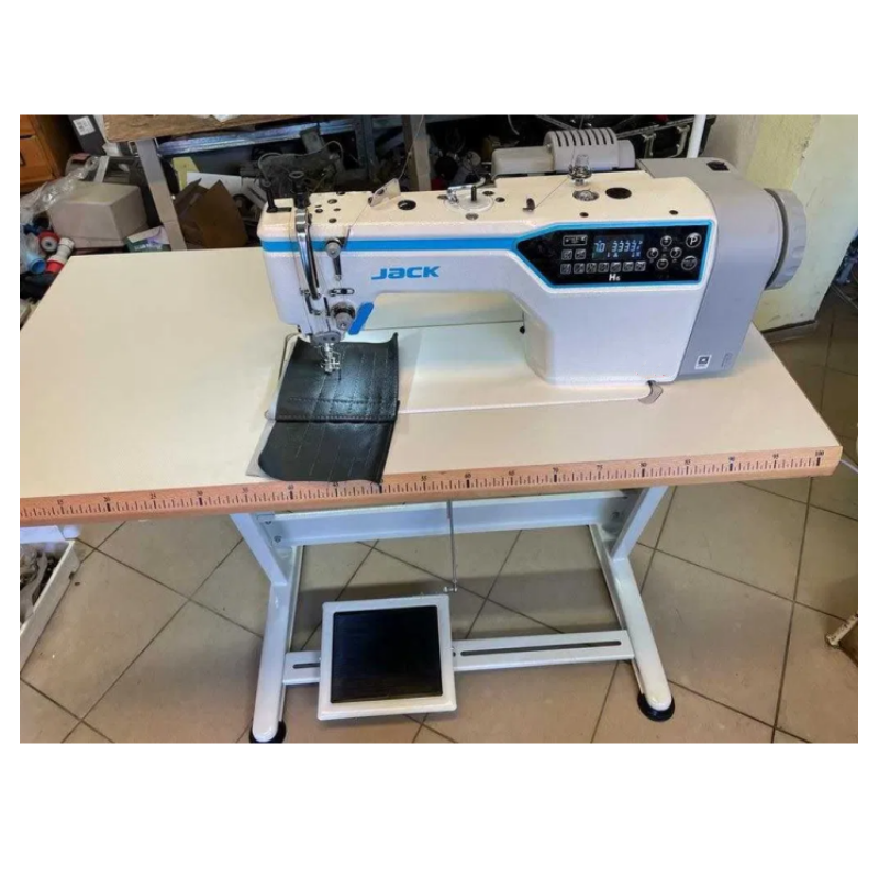 Chaise Industrielle Réglable Pour Machine à Coudre - Piston à Gaz - Assise Polypropylène Bleue - 5 Pieds