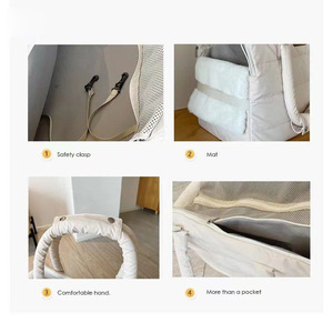 OEM Hot Selling Fashion Airline Approved Waterproof Durable <b>Pet</b> <b>Carrier</b> Dog Purse Carrying Cat Soft-Sided Travel <b>Pet</b> Bag Outing - Product Image 5