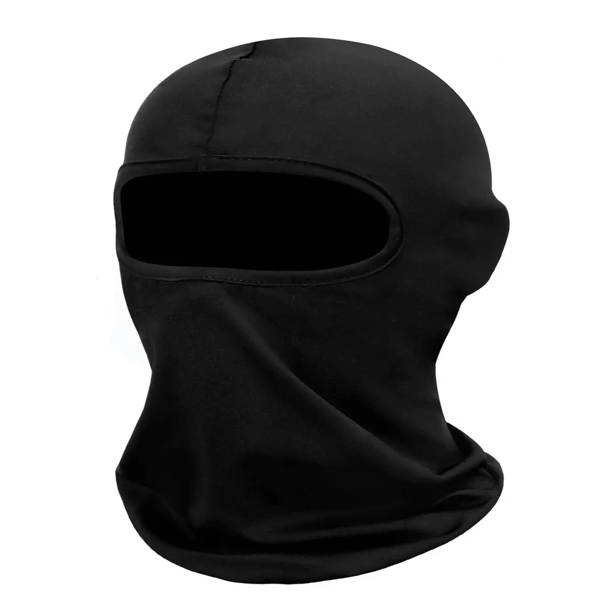 Özel baskılı Logo tasarımcı siyah Polyester eşarp kap bir delik tam yüz kapatma kış motosiklet erkekler kayak maskesi Balaclava