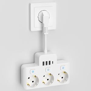 Carga rápida Multi Socket EU Plug Power Strip 3 AC Outlet Multi Extension Cable Toma de corriente eléctrica con 3 USB y 1TYPE-C - Product Image 1
