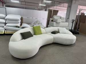 Canapé sectionnel en cuir au design original <span class=keywords><strong>Evergo</strong></span> Meubles de salon Style tendance Bel ensemble de canapés en cuir véritable de bonne qualité - Product Image 6