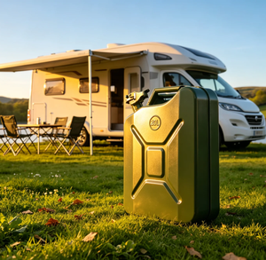 Bidon métallique portable <span class=keywords><strong>de</strong></span> 20 l pour le stockage d'essence et <span class=keywords><strong>de</strong></span> diesel, bidons <span class=keywords><strong>de</strong></span> carburant <span class=keywords><strong>de</strong></span> secours pour le <span class=keywords><strong>camping</strong></span> - Product Image 1