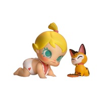 Popmart - Figura de Acción de PVC Unisex de Frozen, Linda Figura de Animal de Dibujos Animados con Función de Soplador de Aire, Accesorios de Anime, Escala 1/60, Caja Sorpresa