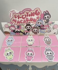 Hot Selling 100% Original <strong>PopMart</strong> <strong>Labubu</strong> Exciting Macron V1 Blind Box Action Anime Figures Cute Mystery Box <strong>Toys</strong> - Product Image 6