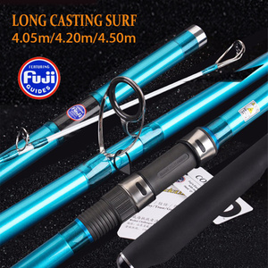Canne à pêche <span class=keywords><strong>LUREKILLER</strong></span> <span class=keywords><strong>Surf</strong></span> 4.05-4.20m 4.50m pour lancer longue distance avec porte-moulinet Fuji Ring, conçue au Japon pour la pêche aux leurres - Product Image 3