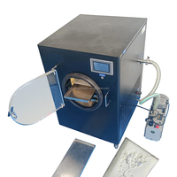 ZHIYIN SUS304 4-6kg Laagverbruikende kleine experimentele apparatuur voor het vriesdrogen van voedsel, gedroogde snacks, fruit en groenten.