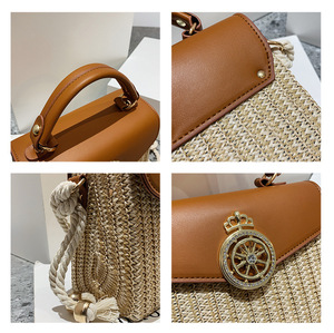 2022 Hot Sell Fashion Styes Girls Summer Srtaw Beach <strong>Bag</strong> - Product Image 2
