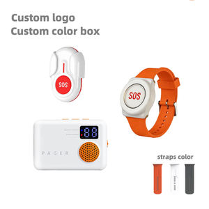 Système d'appel sans fil Daytech pour personnes âgées, alarme personnelle SOS, bouton d'appel étanche IP55, équipement d'alerte par vibration, portée 300m - Product Image 1