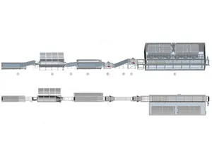 Chaîne de production entière automatique pour fruits et légumes