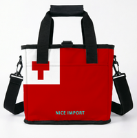 Sac isotherme avec drapeau de Tokelau, grand sac isotherme pour le camping, sac isotherme pour le déjeuner, sac isotherme pour boissons, étanche et isolé