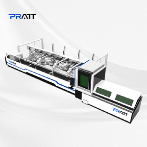 6000 डब्ल्यू पाइप लेजर कटर 3 डी दो चक लेजर ट्यूब कटर गोल आयताकार धातु स्टील पाइप - Product Image 4