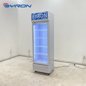 Enfriador de Bebidas Vertical de Una Puerta Byron, Enfriamiento Directo, Refrigerador Comercial para Exhibición de Bebidas en Supermercados y Mostradores de Venta Minorista LC Ret - Product Image 5