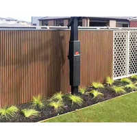 Panneau de bardage extérieur en composite bois-plastique (WPC) pour façade, lambris décoratif co-extrudé, imitation bois, excellent pour les murs extérieurs