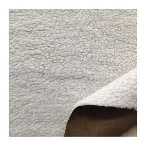 Vải Da Lộn Màu Trơn Ngoại Quan Lông <span class=keywords><strong>Sherpa</strong></span> Polyester Chất Lượng Cao Mới 2023 - Product Image 1