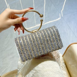 New Cross-border Evening <b>Clutch</b> Crossbody Bag for Women Wedding Party High-end Elegant Handbag With Rhinestone Polyester Tanjing - Product Image 6