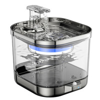 Nouvelle Fontaine à Eau Intelligente pour Chat, Portable, Rechargeable, Sans Fil, en Acier Inoxydable, Étanche, 2L, Circulation Automatique, Détachable