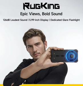 Téléphone robuste Ulefone Rugking Series Android 15 IP68 IP69K étanche, téléphone portable, identification par empreinte digitale, déverrouillage facial, NFC, smartphone 4G - Product Image 1