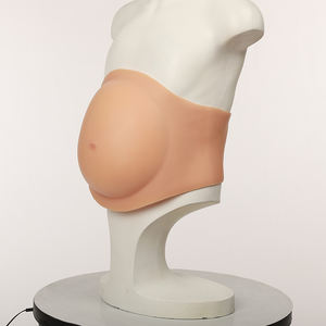 Barriga de Embarazo de Silicona con Velcro, Realista, Falsa, de Silicona Suave con <span class=keywords><strong>Cinta</strong></span> Mágica Ajustable <span class=keywords><strong>para</strong></span> Cosplay de Maternidad - Product Image 2