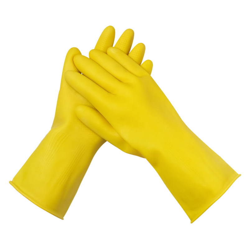 Dishwashing House Cleaning Gloves Latex Long