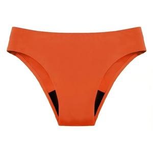 Culotte menstruelle aquatique pour femme, 30 UPF, 4 couleurs, taille basse, unie, sans couture, 4 couches, anti-fuite, service OEM/ODM - Product Image 2
