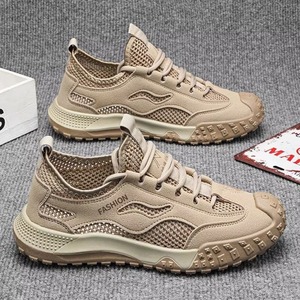 Zapatos Deportivos para Hombre, Estilo Caminata, Antideslizantes, con Suela de Goma PVC, Calzado Transpirable para Exteriores y Trabajo - Product Image 3