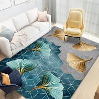 İskandinav Modern geometrik baskılı lüks halı için yüksek kaliteli islam tarzı büyük oturma odası kilim yemek başucu yatak merkezi