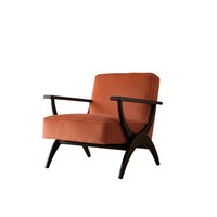 Fauteuil inclinable moderne en bois massif BANGCHI K501 Blazing Night, écologique, durable, confortable, pour salon, balcon, hôtel de loisirs