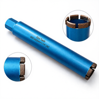 Foret diamanté monobloc en acier premium pour perçage humide de béton, pierre dure et granit (scie cloche)