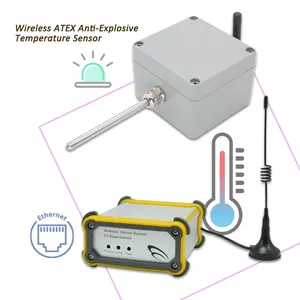 Wireless temperature sensor 433mhz Transmits measurement data logger Wireless ATEX Anti-Explosive Temperature Sensor