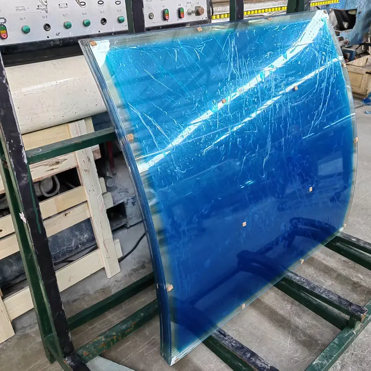 China fornecedor 13.52mm curvo temperado vidro laminado preço