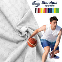 Rouleau de tissu jacquard sport en maille 100 % polyester respirant, extensible, séchage rapide, prêt pour la sublimation, pour la production de maillots textiles et vêtements